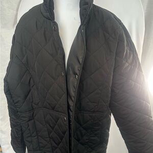 Amazon Women's Black lightweight  Quilted Puffer Jacket